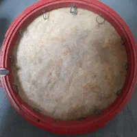 دایره قدیمی سایز کوچک ۳۰ سانت قدیمی پوست اصل