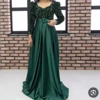 ماکسی مجلسی سبز|لباس|خرمآباد, |دیوار