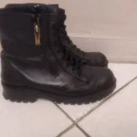 نیم بوت چرم زنانه در حد نو