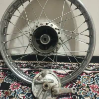 طوقه عقب و  توپی جلو موتور سالم