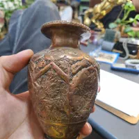 گلدان مسی عتیقه