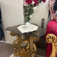 مبل استیل هفت نفره +میز ناهارخوری چهارنفره|مبلمان خانگی و میز عسلی|تهران, تسلیحات|دیوار