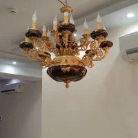 لوستر برنزی|لوستر و چراغ آویز|تهران, کوهک|دیوار