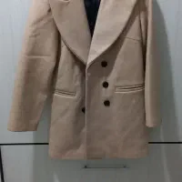 پالتو فوتر سایز ۴۶/۴۴ رنگ کرم