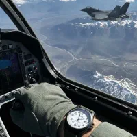 ساعت مچی خلبانی مردانه بند برزنتی نورث اورجینال