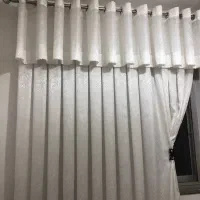 پرده حریر طرح دار ترک