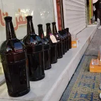 بطری قهوه ای در چهار سایز