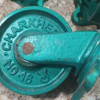 چرخ چدنی گردان ، چرخ صنعتی ، چرخ فرغون گردان چدنی|ابزارآلات|اراک, |دیوار