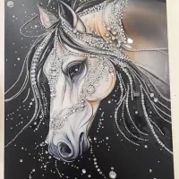 تابلو اسب|تابلو، نقاشی، عکس|قم, سالاریه|دیوار