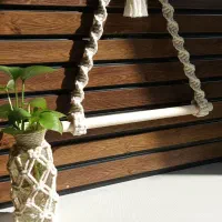 مکرومه آویز چوبی جهیزیه آشپزخانه|سفره، حوله، دستمال آشپزخانه|مشهد, حجاب (شهرک غرب)|دیوار