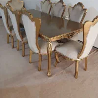 نهارخوری ۱۰ نفره کلاسیک چوبی سالم و در حد نو|میز و صندلی غذاخوری|تهران, ائمه اطهار|دیوار