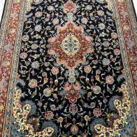 فرش دستباف کرک چله ابریشم قم