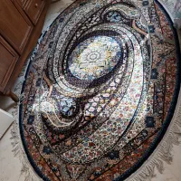 فرش بیضی تراکم بالا