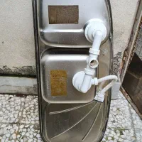 سینگ البرز هم چپ وهم راست لگن موجود|آب‌چکان و نظم‌دهنده ظروف|رشت, کوی امام رضا|دیوار