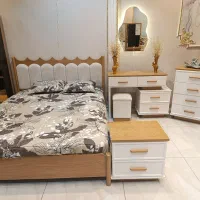 تخت سرویس خواب دونفره و تکنفره|تخت و سرویس خواب|قم, کاسه گران|دیوار