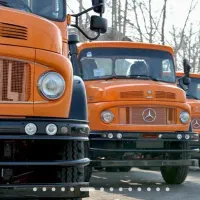 تک و دهچرخ بنز نارنجی