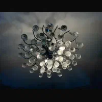 لوستر کریستالی|لوستر و چراغ آویز|خمینی‌شهر, |دیوار