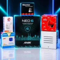 دزدگیر اماکن آنیک مدلneo6کدهاپینگ پک کامل با فلاشر