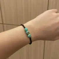 دستبند میکرو مکرمه با سنگ طبیعی