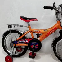 دوچرخه نارنگی سایز۱۶ درحدنو مناسب کادو|دوچرخه، اسکیت، اسکوتر|پرند, فاز ۲|دیوار