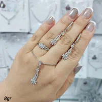 گردنبند نقره لاکچری نقره سازی رضازاده بدون اجرت۹۳۹|بدلیجات|تبریز, |دیوار