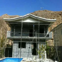 شیروانی آلاچیق جوشکاری سقف شیبداراسکلت فلزی پنجره|خدمات پیشه و مهارت|هشتگرد, هشتگرد قدیم|دیوار