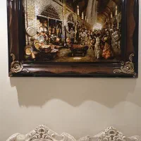 تابلو فرش چله ابریشم تبریز