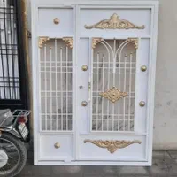 درب حیاط درحیاطی ساده و طرح دار