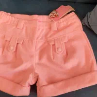 شلوارک پشمی مجلسی و اسپرت صورتی رنگ