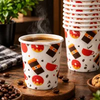 فروش عمده لیوان کاغذی تک‌جداره ۱۲۰ سی‌سی