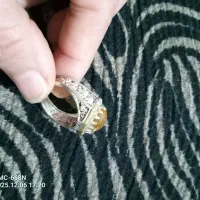 انگشتر نقره سیترین