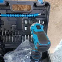 جعبه ابزار کامل با دلر شارژی 2باطری کامل آکبند|ابزارآلات|پیشوا, |دیوار