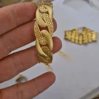 طلا دستبند کارتیر و زنجیر