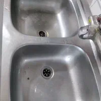 سینک ظرفشویی با کابینت و هود