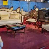 نمایشگاه موقت مبلمان و لوستر در شهر نور|مبلمان خانگی و میز عسلی|نور, |دیوار