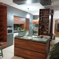 کابینت .کمد .درب اتاق .نرده چوبی.