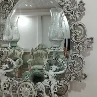 مینی بوفه،میز تلوزیون،آینه و شمعدان به همراه کنسول