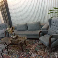 فروش مبل ۵ نفره چوب راش شناسنامه دار|مبلمان خانگی و میز عسلی|گرمسار, |دیوار