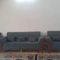 فروش مبل ۷نفره به همراه میزعسلی وجلومبلی|مبلمان خانگی و میز عسلی|رودبنه, |دیوار