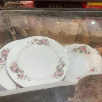 گل سرخ قاشق چنگال کریستال و غیره دونه 10 هزار