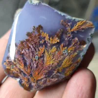 انواع سنگ راف عقیق رنگی و شجر پولیش خورده کلکسیونی