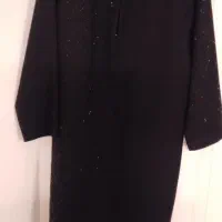 یک عدد مانتو کتی نگین دار مشکی