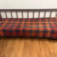تخت سنتی نشیمن دوعدد چوبی