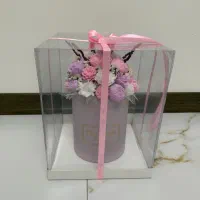 باکس گل شمع لاکچری