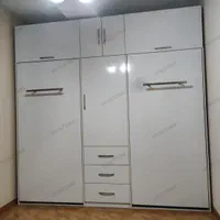 تخت کمجا مدل 01همراه کمددیواری تختخواب کم‌جا تاشو|تخت و سرویس خواب|تهران, خانی آباد نو جنوبی|دیوار