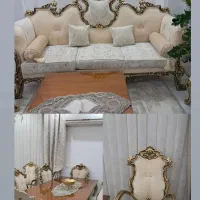 مبل هفت نفره با غذا خوری هشت نفر