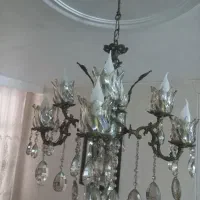 لوستر ۴شاخه ۸شعله برنز