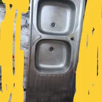 سینک دوقلو استیل البرز کم کارکرد