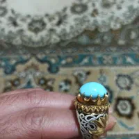 انگشتر فیروزه عجمی پاک