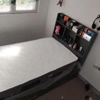 تخت تک نفره نو با تشک نو